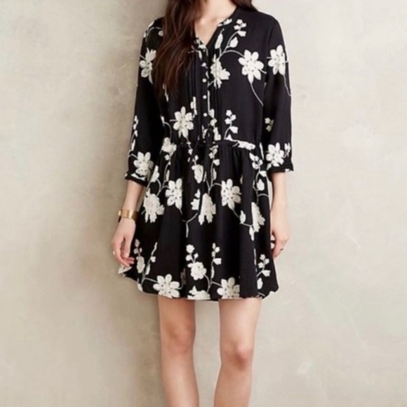 Anthro Isabella Sinclair Naomi Embroidered Dress - Picture 1 of 9